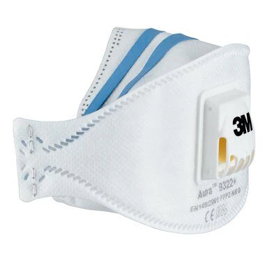 3M 9322+ Aura FFP2 Disposable Valved Sanding & Power Tool Respirator (2pk) - Image 4