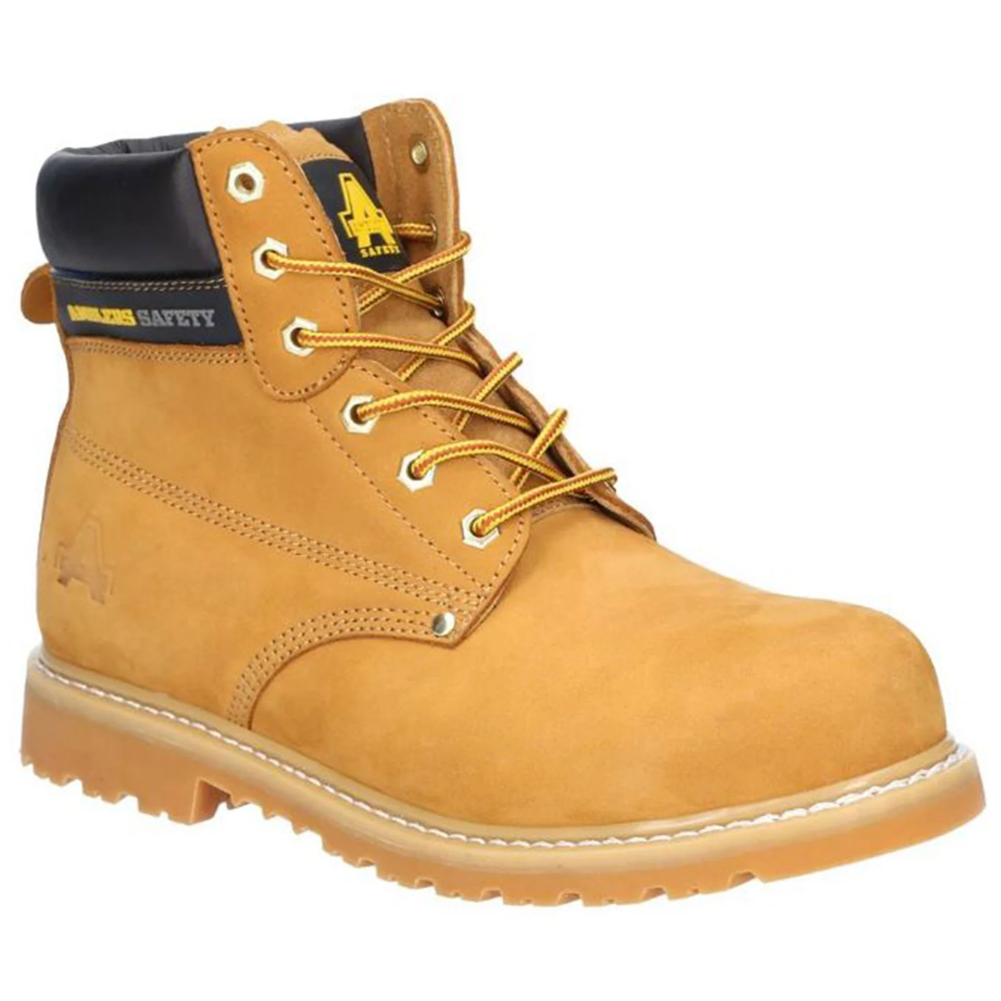 Amblers FS7 Goodyear Welted SRA Safety Dealer Boots Honey
