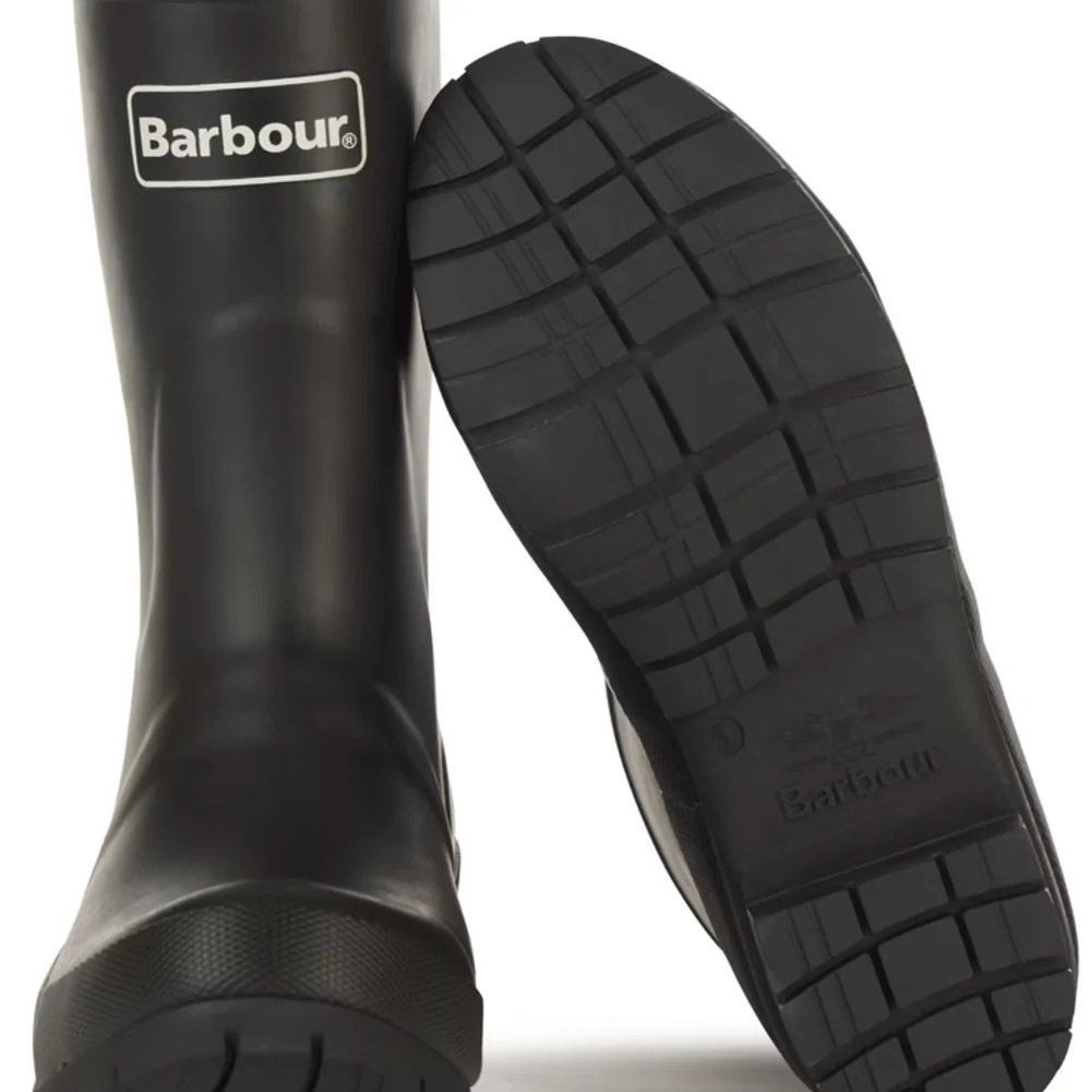 Barbour Banbury Mid Height Wellington Boots Black - Image 3
