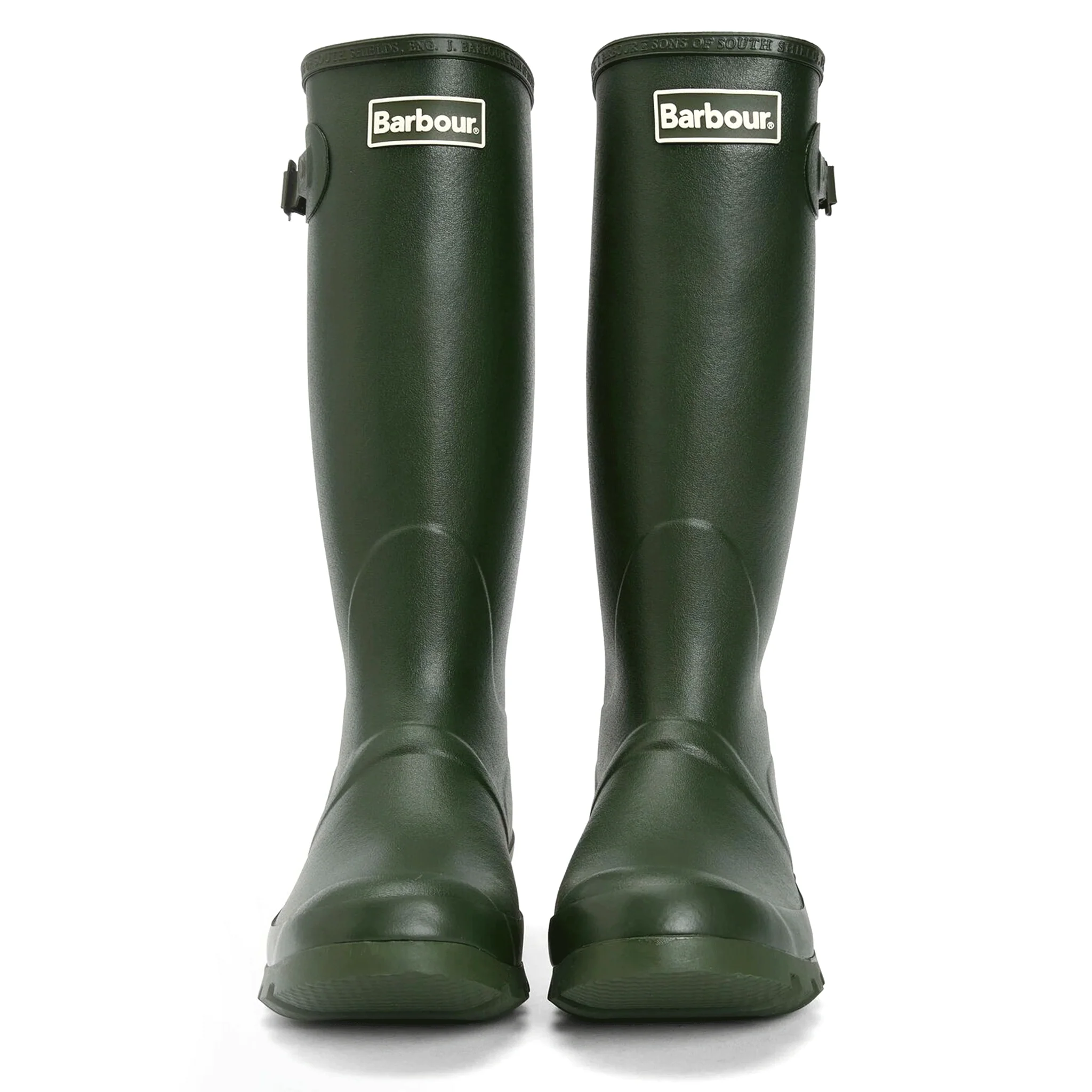 Barbour Bede Men's Wellington Boots Olive - Image 2