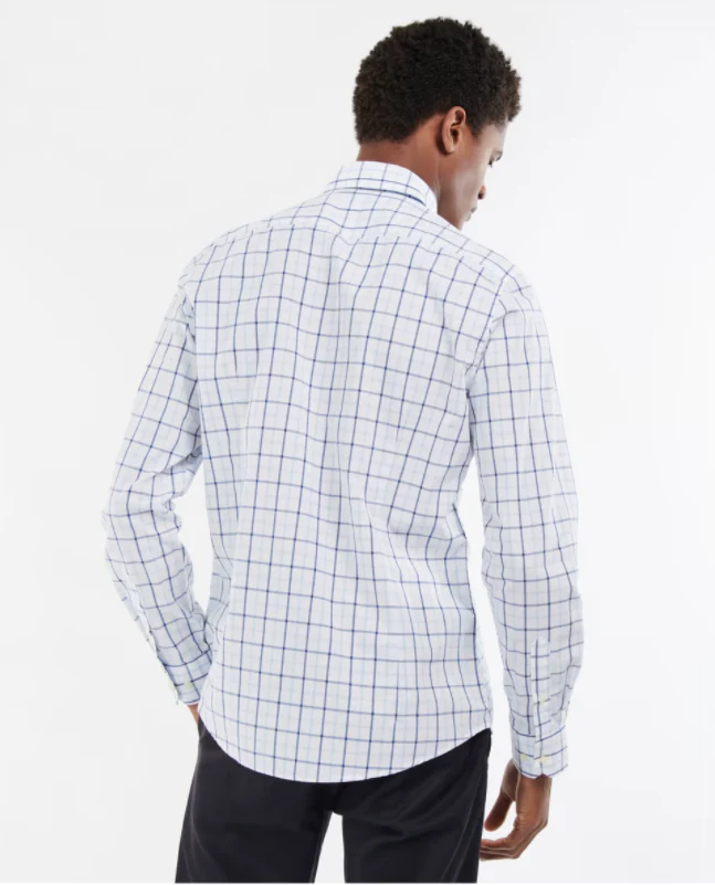 Barbour Bradwell Tailored Shirt Blue Check - Image 2