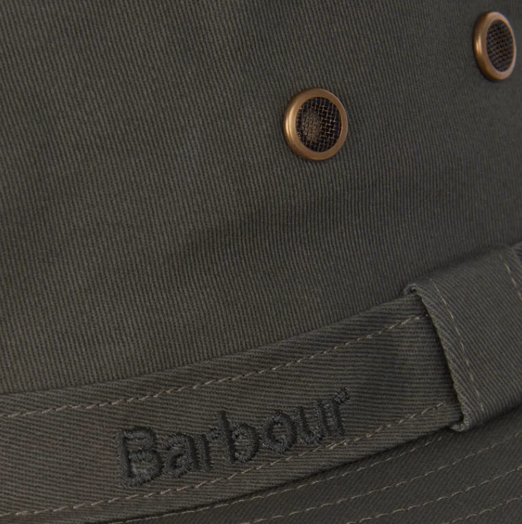 Barbour Dawson Safari Hat Olive - Image 2