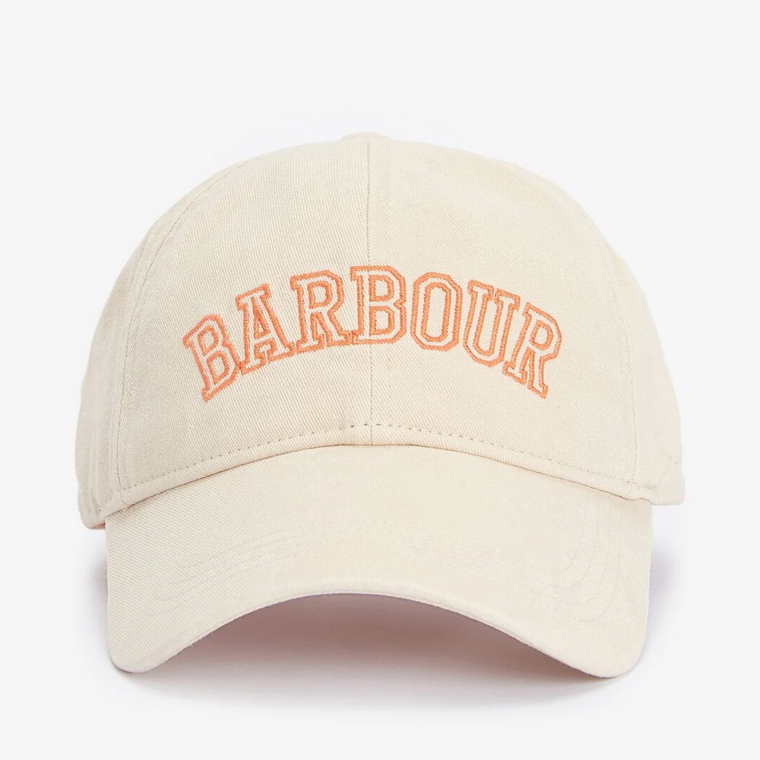 Barbour Emily Sports Cap Parchment-Apricot Crush - Image 6