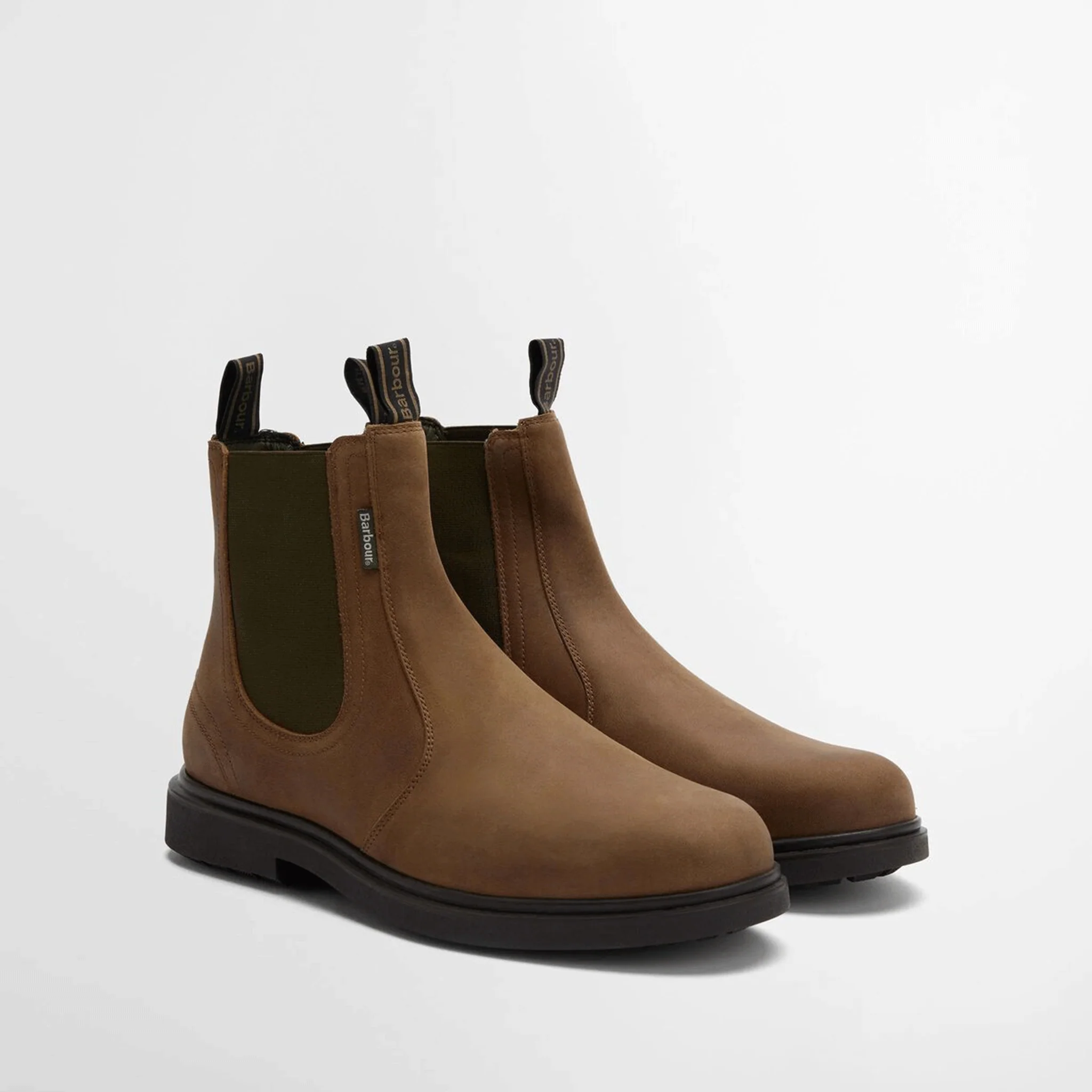 Barbour Hale Men's Chelsea Boots Tan - Image 2