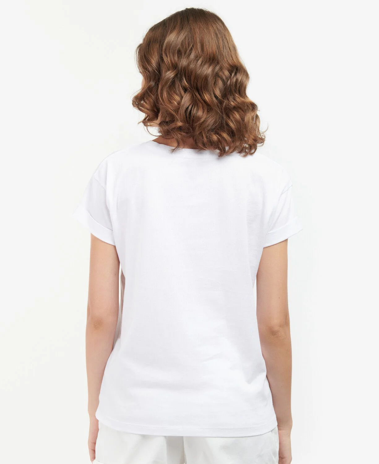 Barbour Kenmore Relaxed Fit T-Shirt White - Image 3