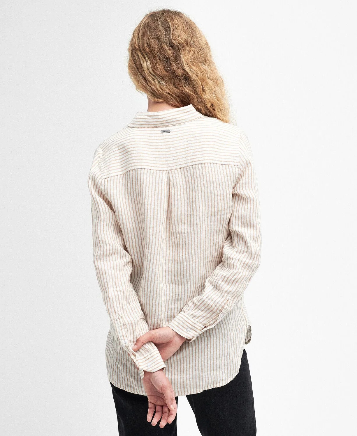 Barbour Marine Ladies Relaxed Shirt Tannin Stripe - Image 3