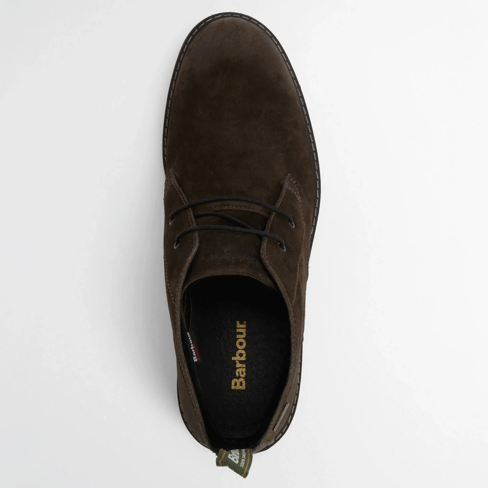 Barbour Maxwell Chukka Boots Oiled Brown Suede - Image 4