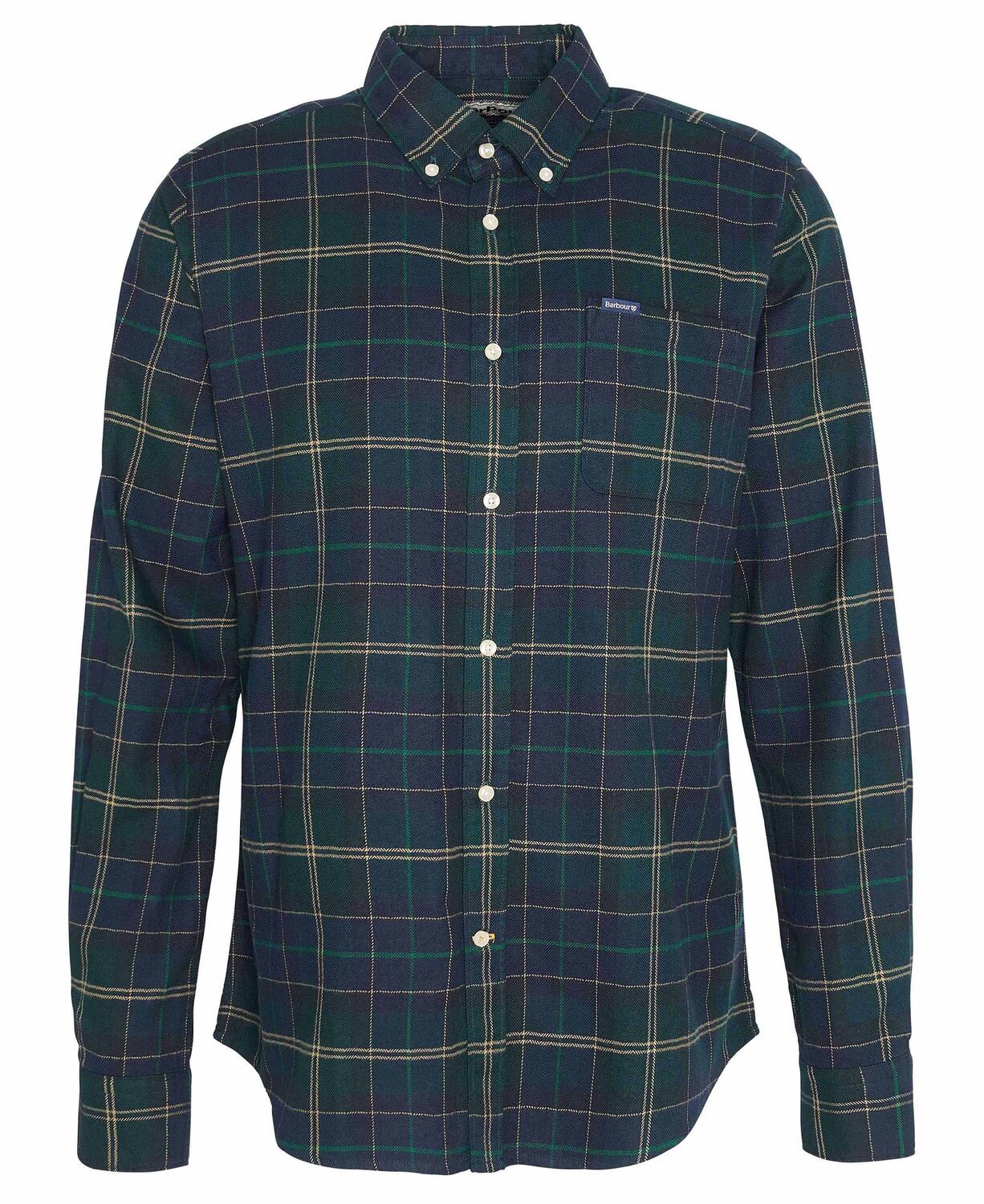 Barbour Men's Kyeloch Check Shirt Green Loch - Image 2