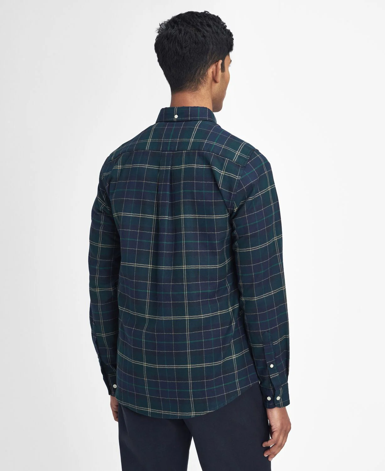 Barbour Men's Kyeloch Check Shirt Green Loch - Image 4