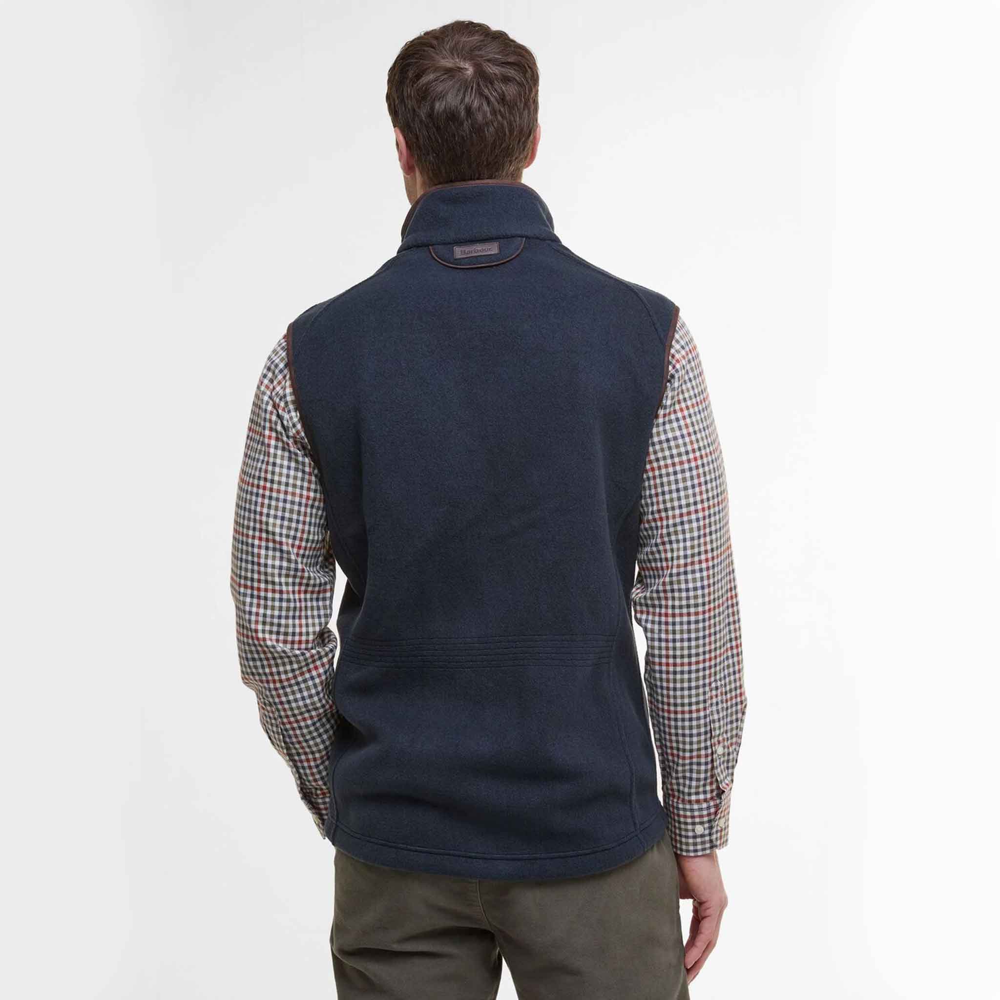 Barbour Men's Langdale Fleece Gilet Navy - Image 2
