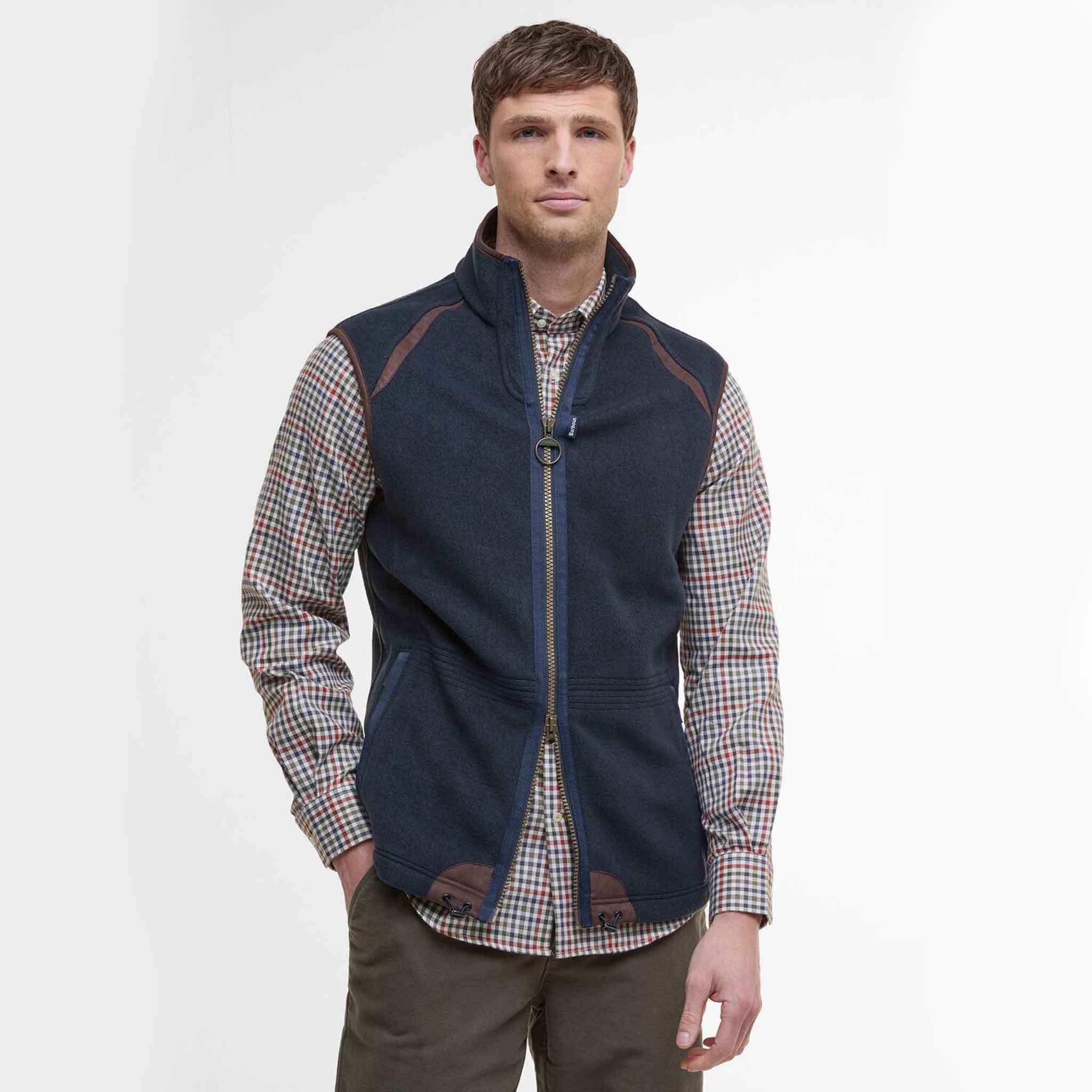 Barbour Men's Langdale Fleece Gilet Navy - Image 4