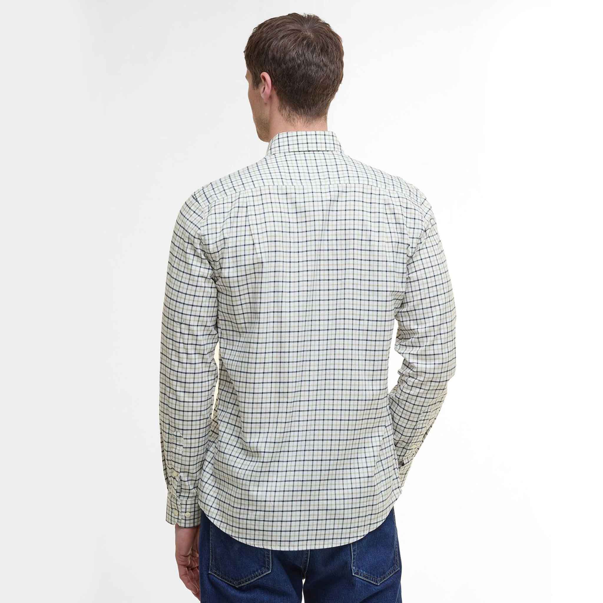 Barbour Men's Preston Regular Fit Shirt Olive - Image 2