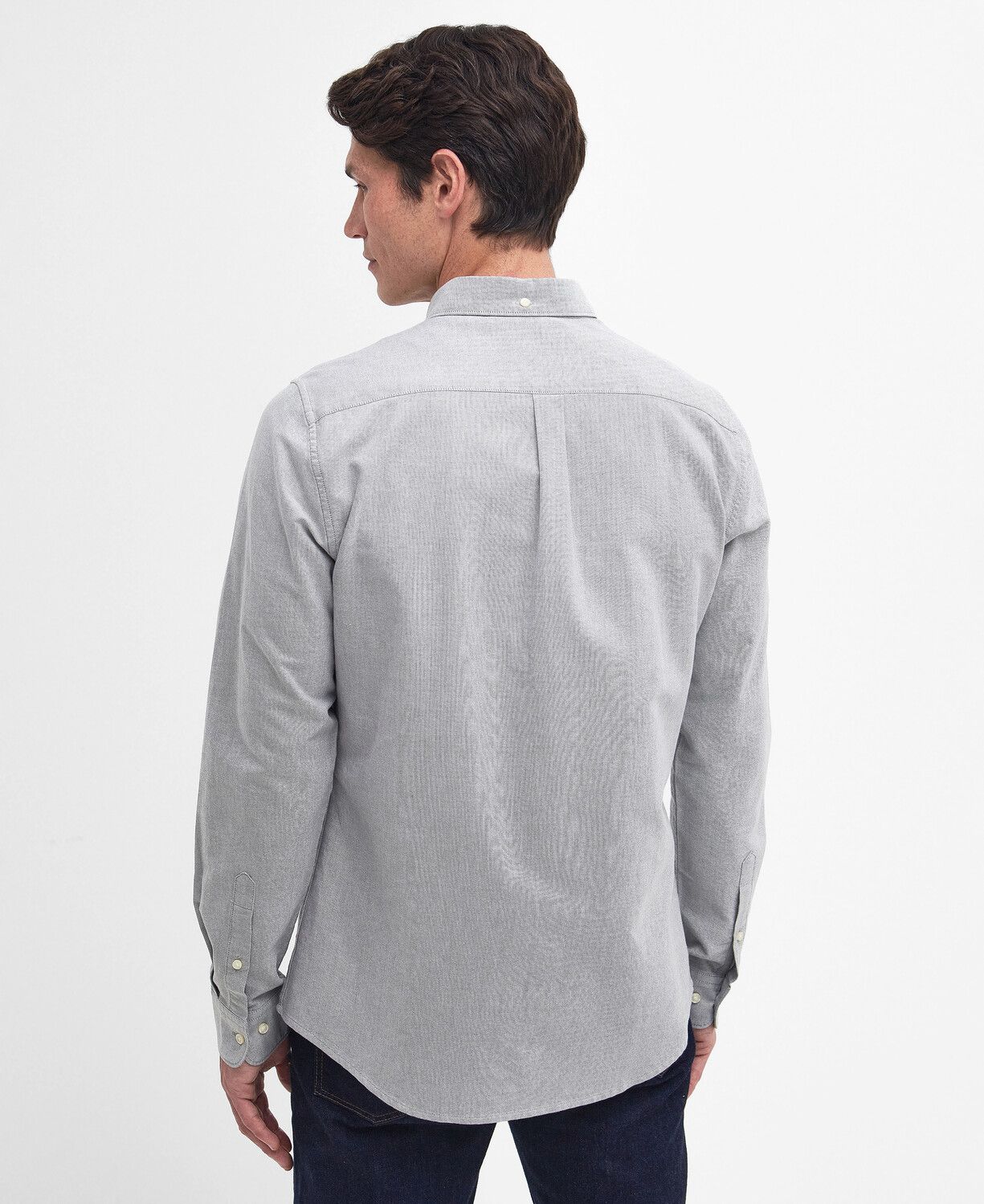 Barbour Oxtown Long Sleeve Tailored Shirt Pale Sage - Image 3