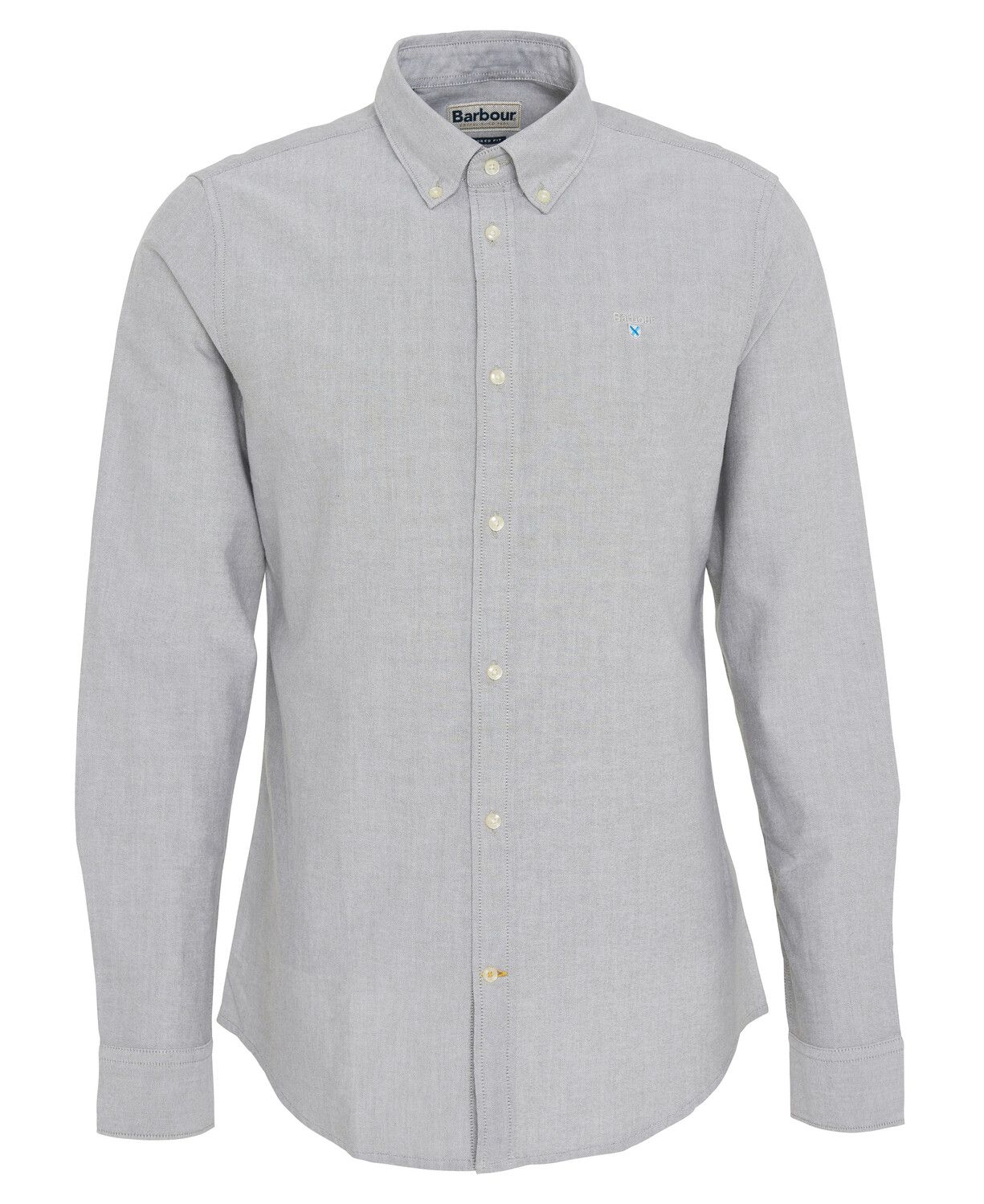 Barbour Oxtown Long Sleeve Tailored Shirt Pale Sage - Image 4
