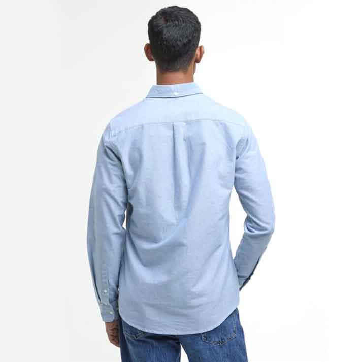 Barbour Oxtown Tailored Fit Oxford Shirt Midnight - Image 3