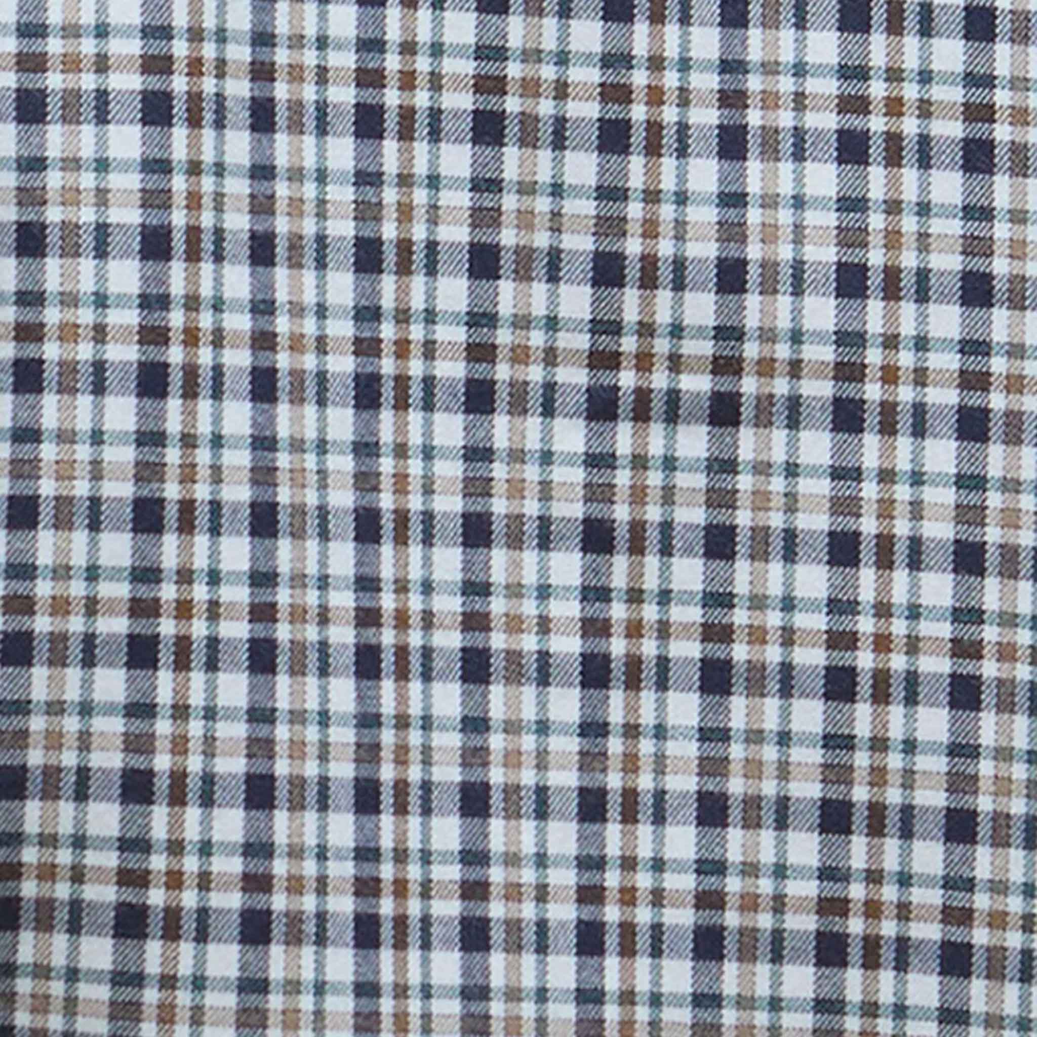 Barbour Panwell Thermo-Weave Checked Shirt Navy - Image 4