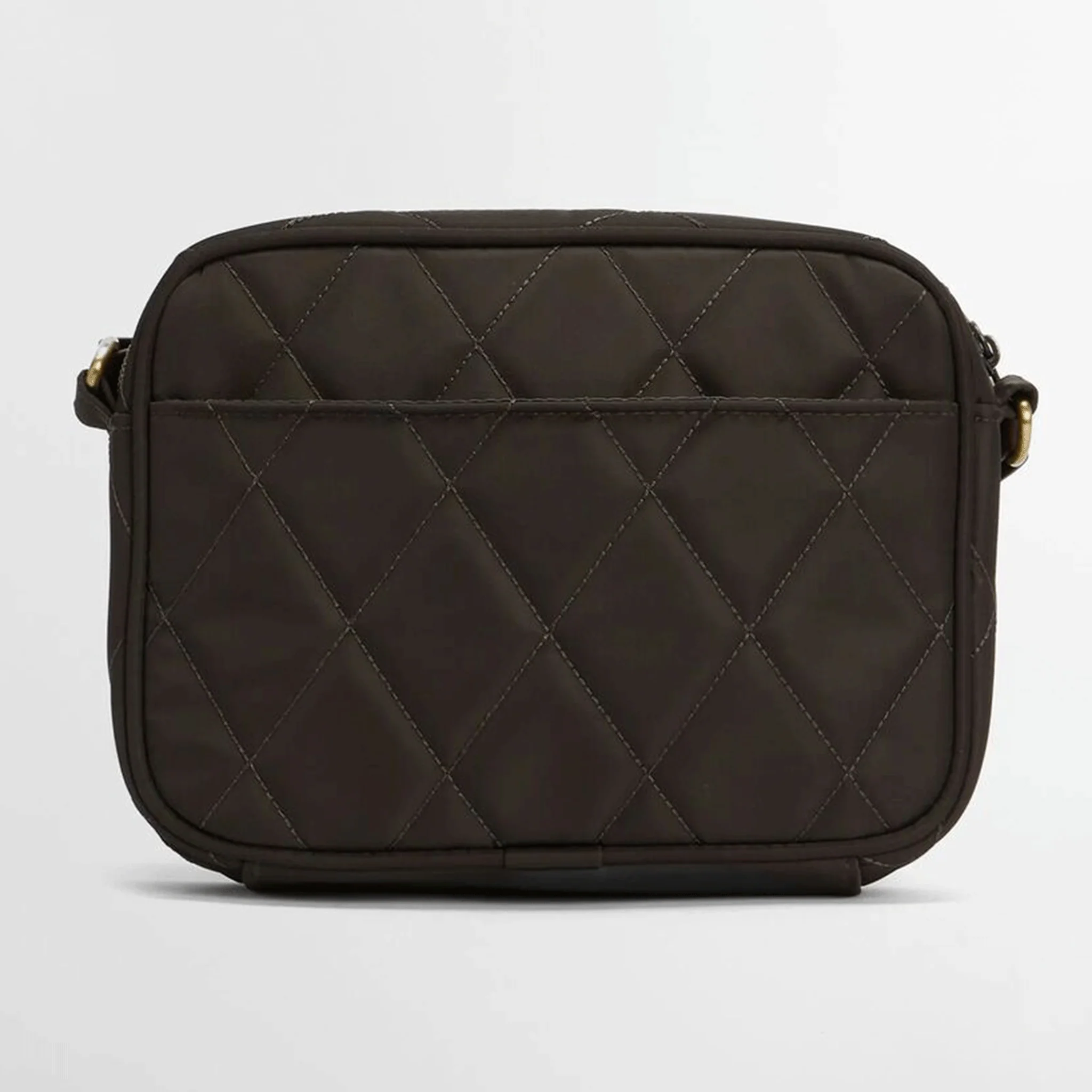 Barbour Quilted Crossbody Bag Olive - Image 4