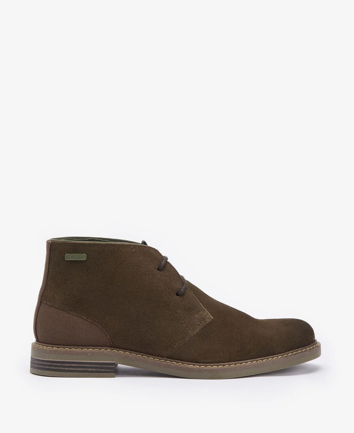 Barbour Readhead Chukka Boots Khaki - Image 3