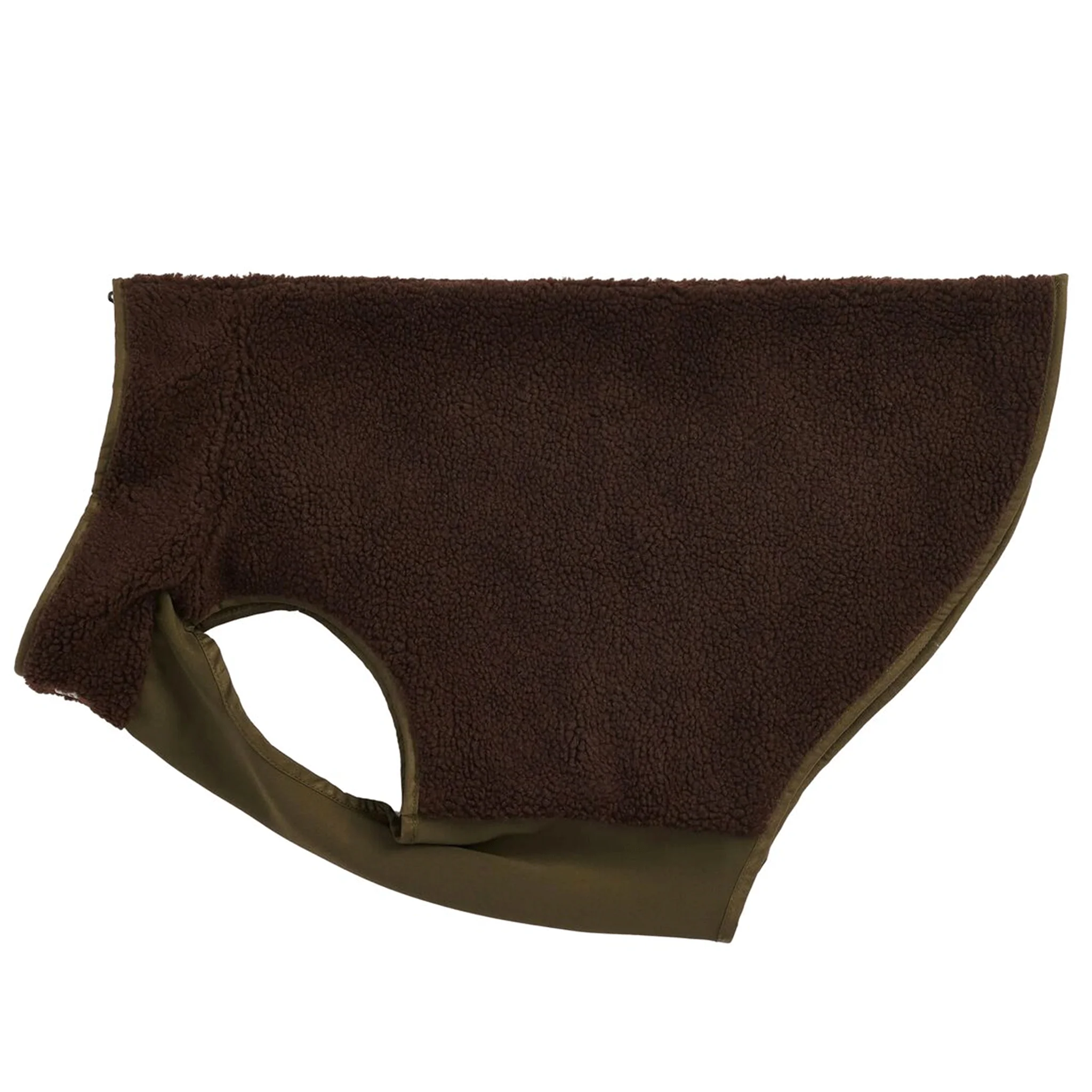 Barbour Reversible Quilted Dog Coat Olive-Brown - Image 3