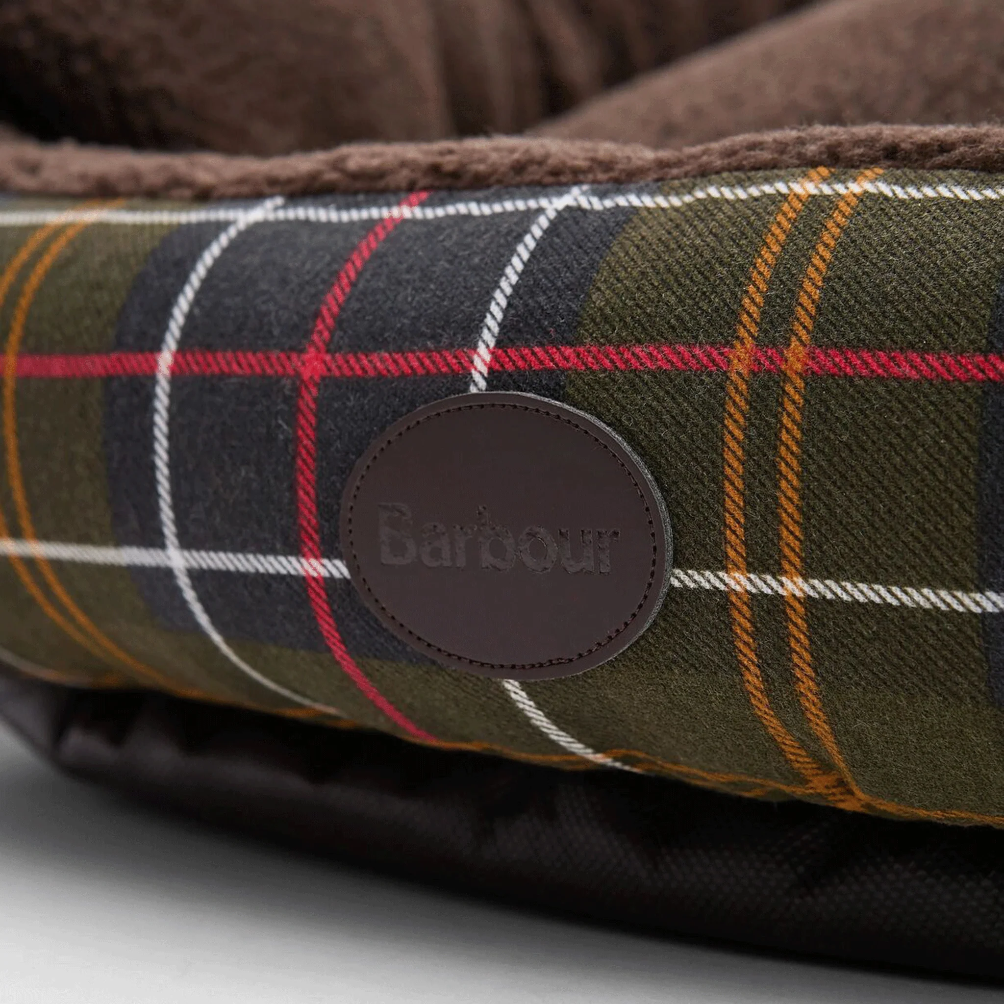 Barbour Snuggle Dog Bed Classic Tartan - Image 5