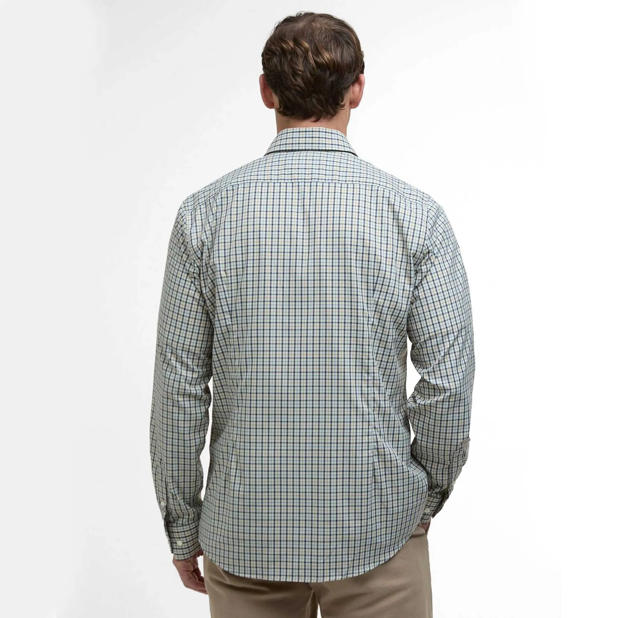 Barbour Teesdale Men's Performance Shirt Stone - Image 3
