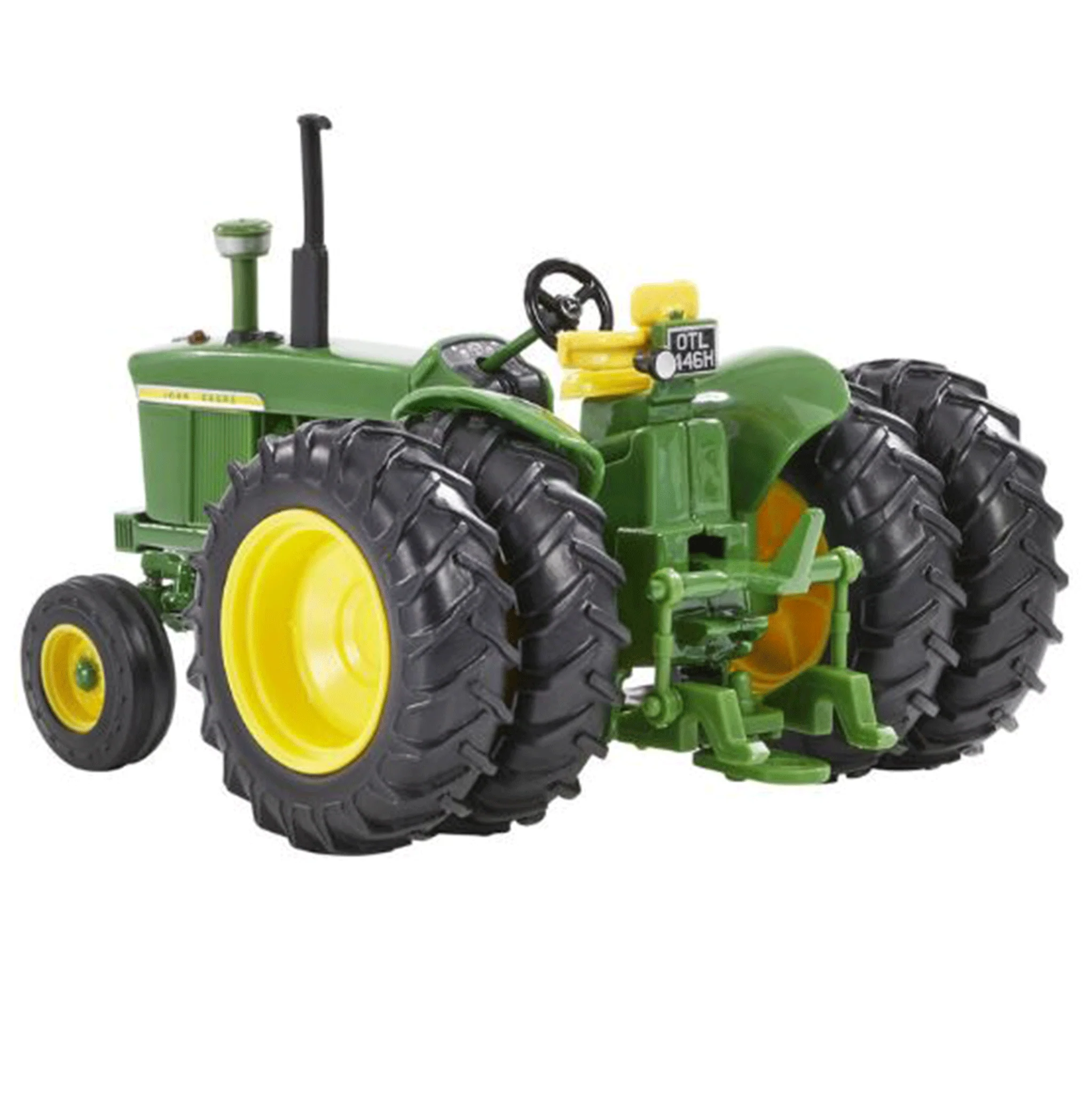 Britains John Deere 4020 Tractor with Dual Rear Wheels 1:32 Scale - Image 3