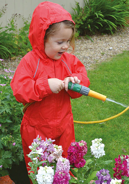 Castle Kids Splashaway Coverall Red - Image 2