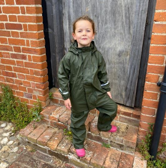Castle Kids Splashflex Jacket Navy - Image 2