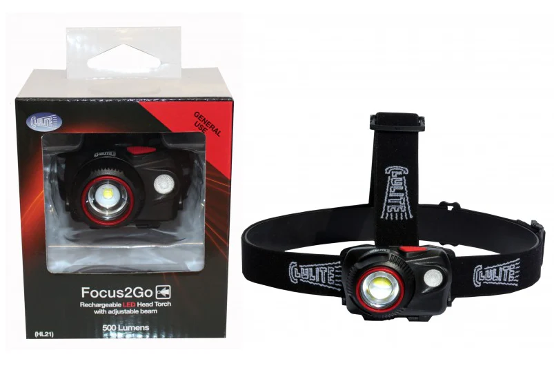 Clulite HL21 Focus2Go Rechargeable Head Torch - Image 5