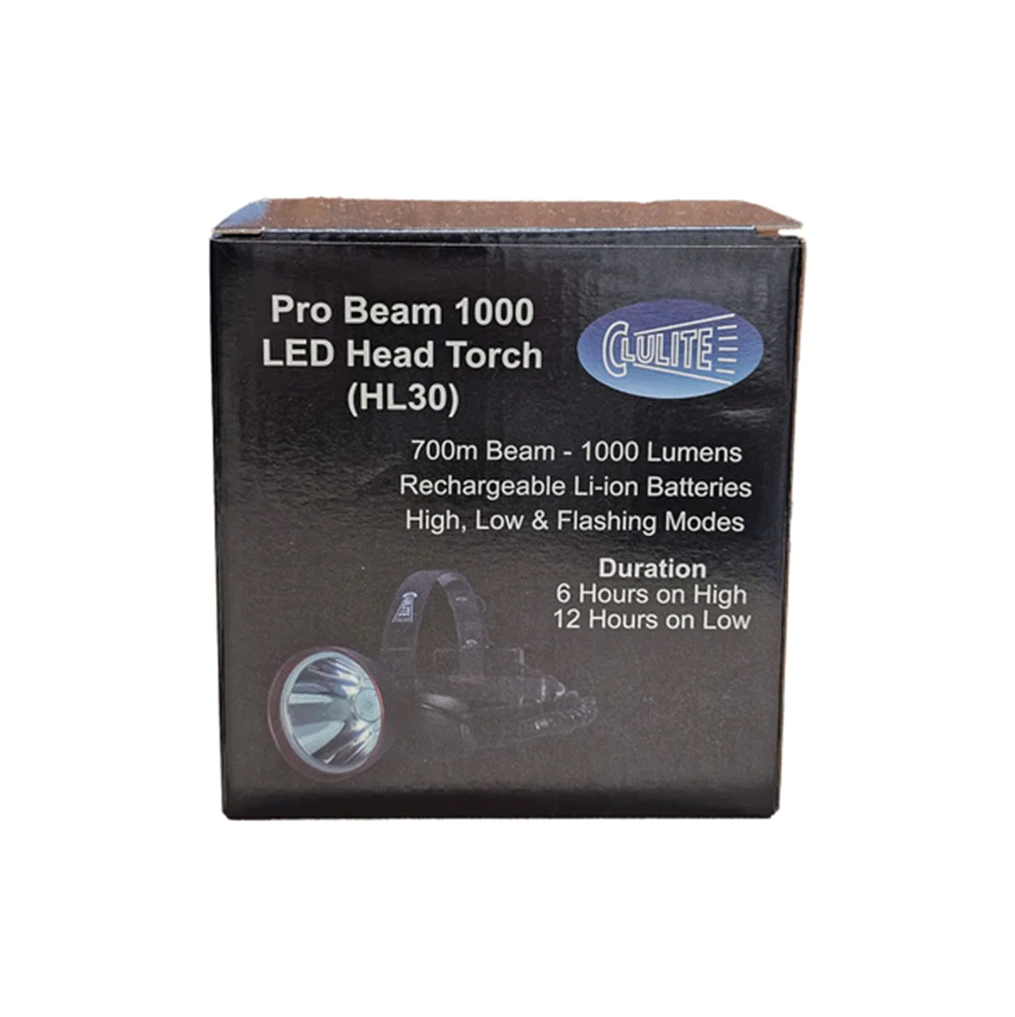 Clulite Pro Beam 1000 Rechargeable Head Torch - Image 4