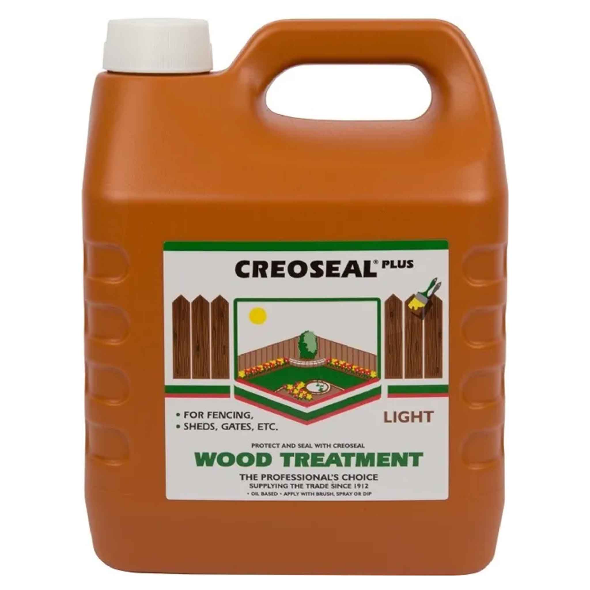 Creoseal Plus Wood Treatment 4 Litre (Light & Dark Brown) - Image 3