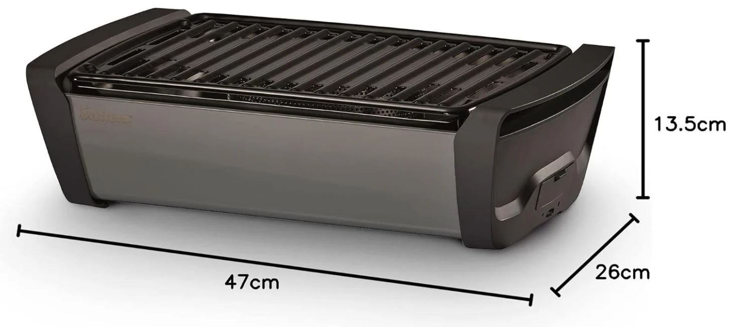 Enders Aurora Portable Charcoal BBQ Grey - Image 4
