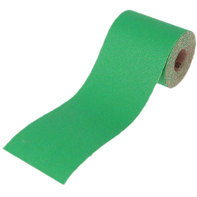 Faithfull Alox 60G Abrasive Roll Green 10M