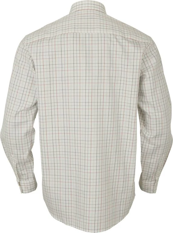 Harkila Allerston L/S Shirt Bloodstone Red-White - Image 2