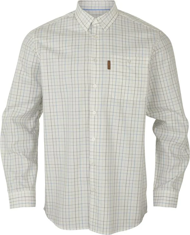 Harkila Allerston L/S Shirt Strong Blue-White - Image 5
