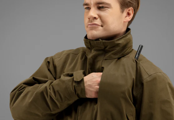 Harkila Retrieve Jacket in Warm Olive - Image 5