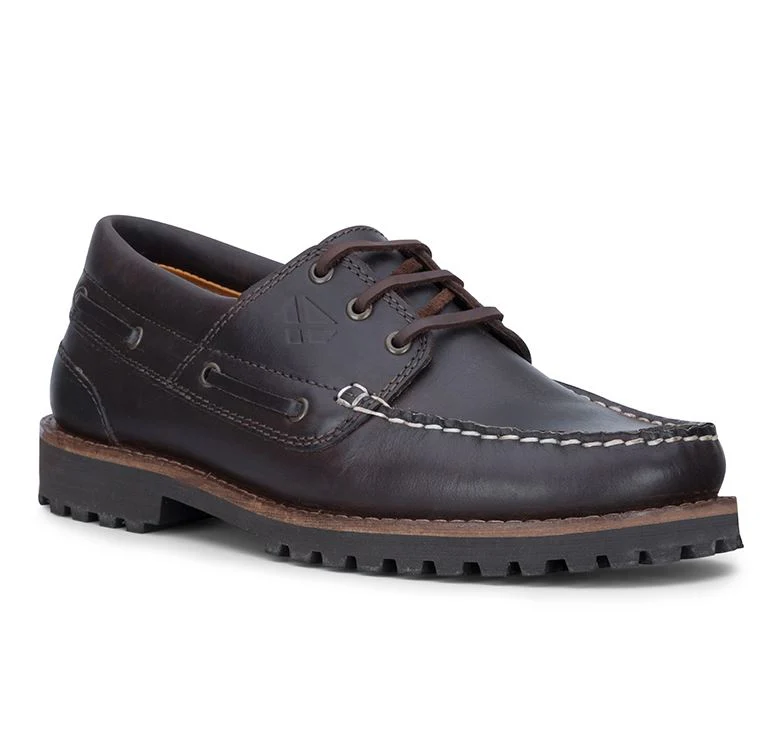 Hoggs Kintyre Rugged Moccasin Boat Shoe Chestnut - Image 5
