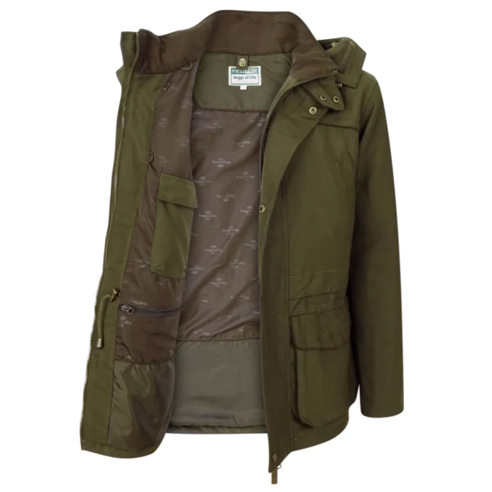 Hoggs of Fife Kincraig Waterproof Field Jacket in Khaki - Image 4