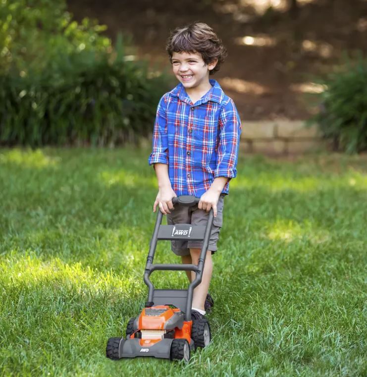 Husqvarna Kids Battery Operated Toy Lawn Mower - Image 4