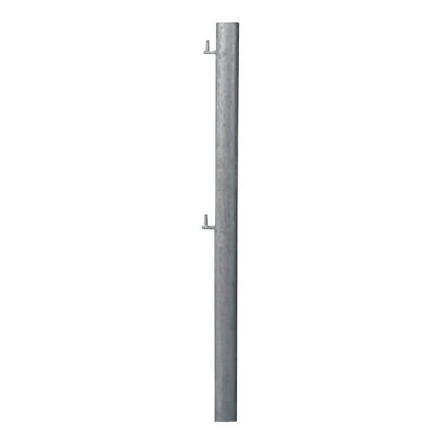 IAE Heavy Duty 4.5" Tubular Galvanised Metal Gate Post - Image 2