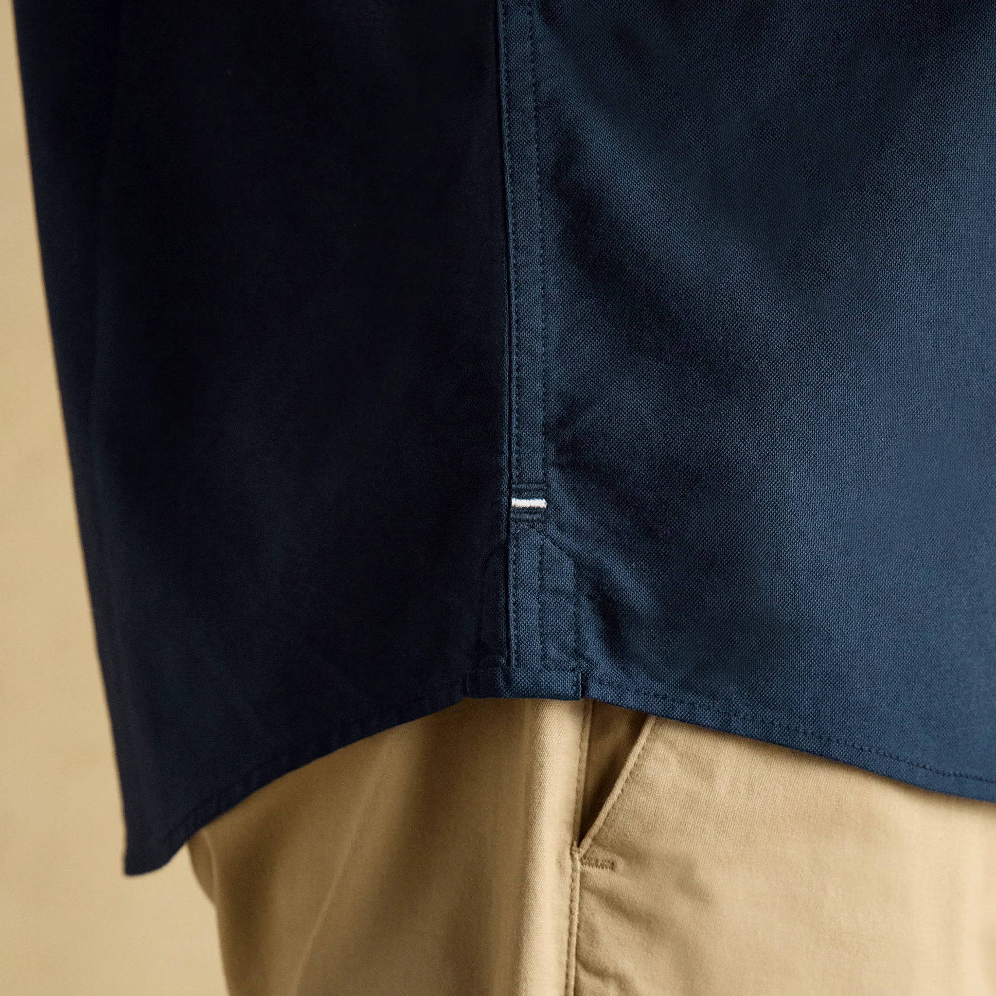 Joules Classic Fit Oxford Shirt in Navy - Image 6