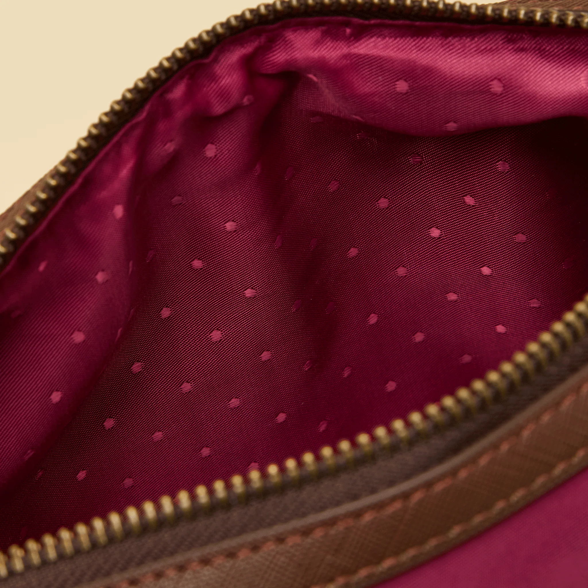 Joules Edie Cosmetic Bag Berry Red - Image 5