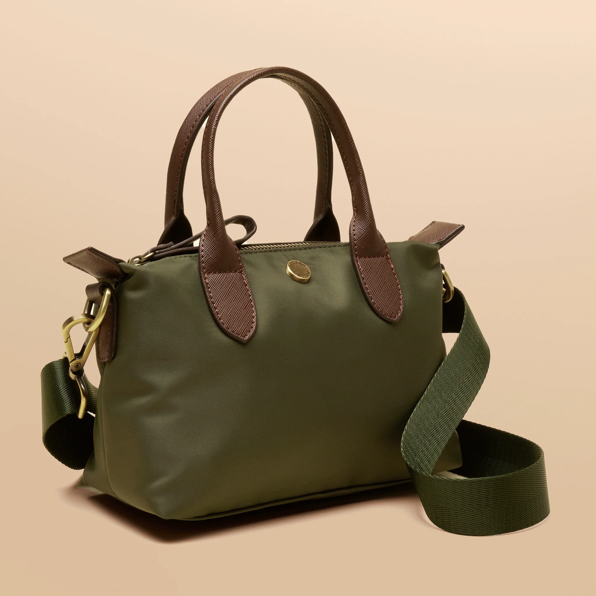 Joules Edie Cross Body Bag Khaki Green - Image 6