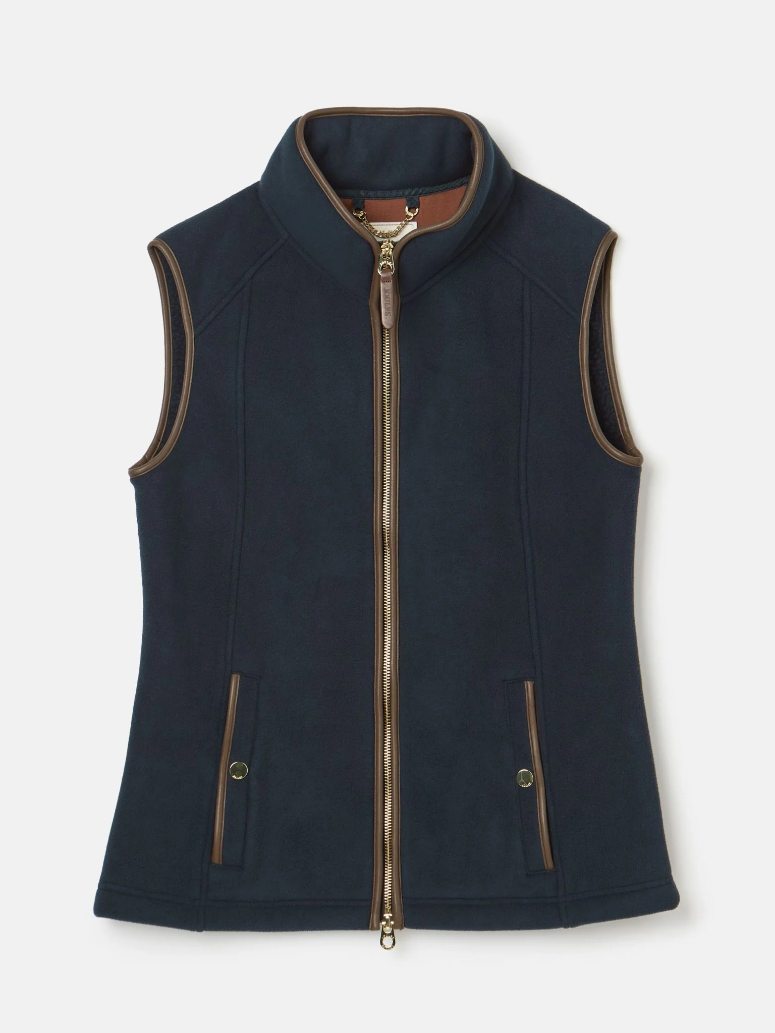 Joules Fairbourne Fleece Gilet Navy - Image 2