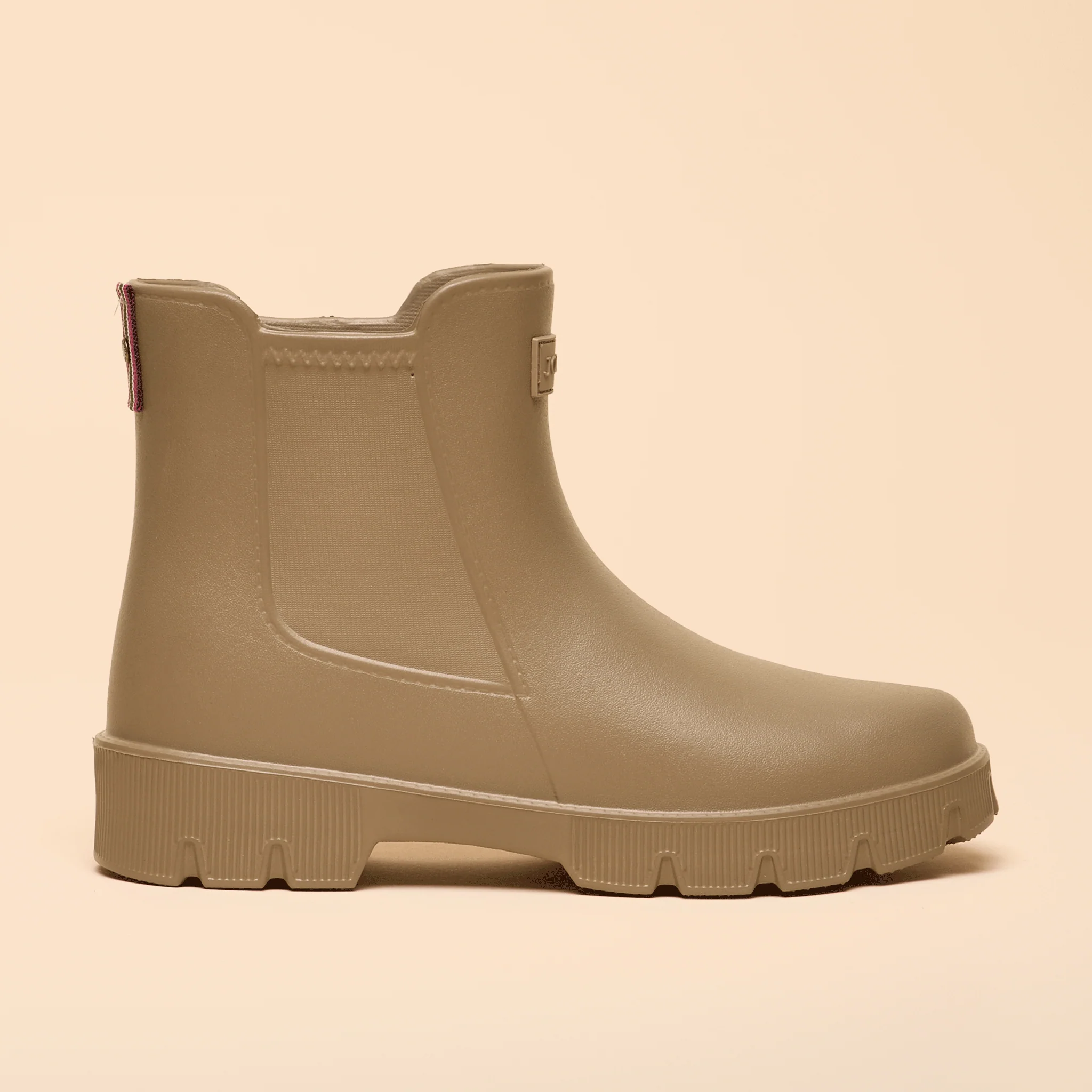 Joules Raindance Ankle Wellies Mink Brown - Image 2