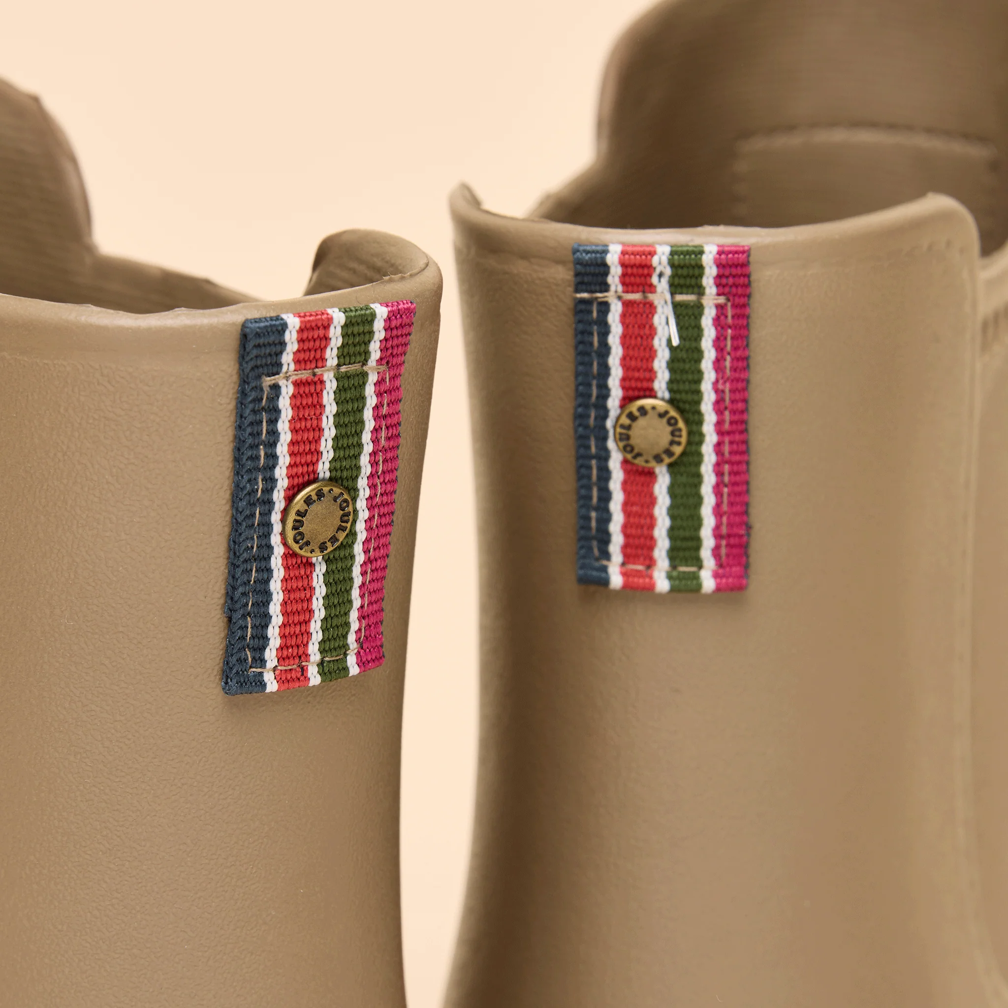 Joules Raindance Ankle Wellies Mink Brown - Image 4