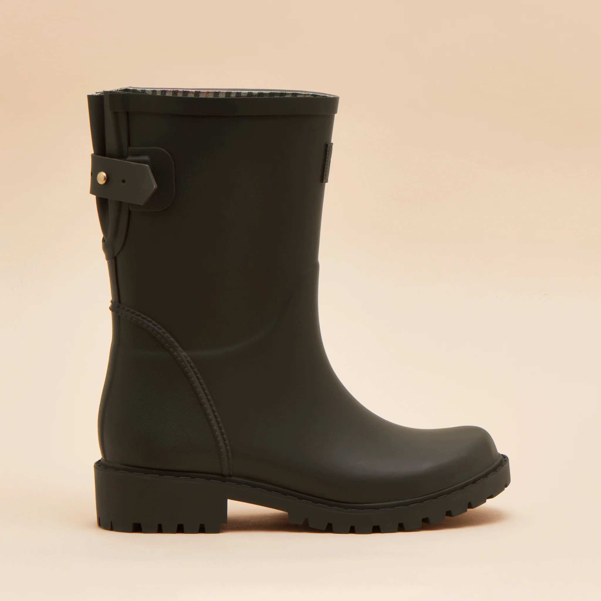 Joules Wistow Adjustable Mid Height Wellies Brown - Image 6
