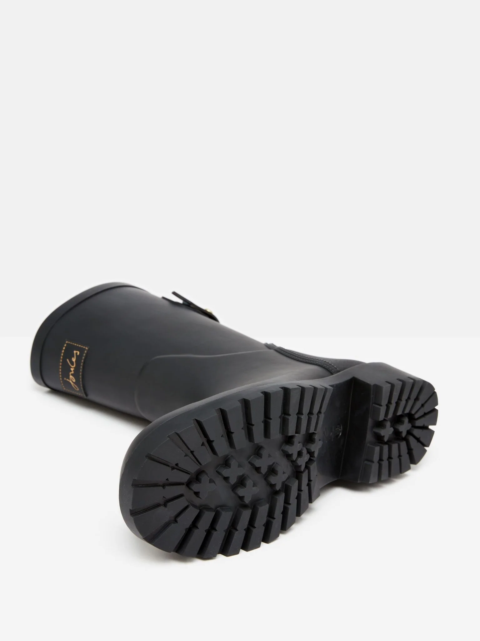 Joules Wistow Adjustable Mid Height Wellies Black - Image 5