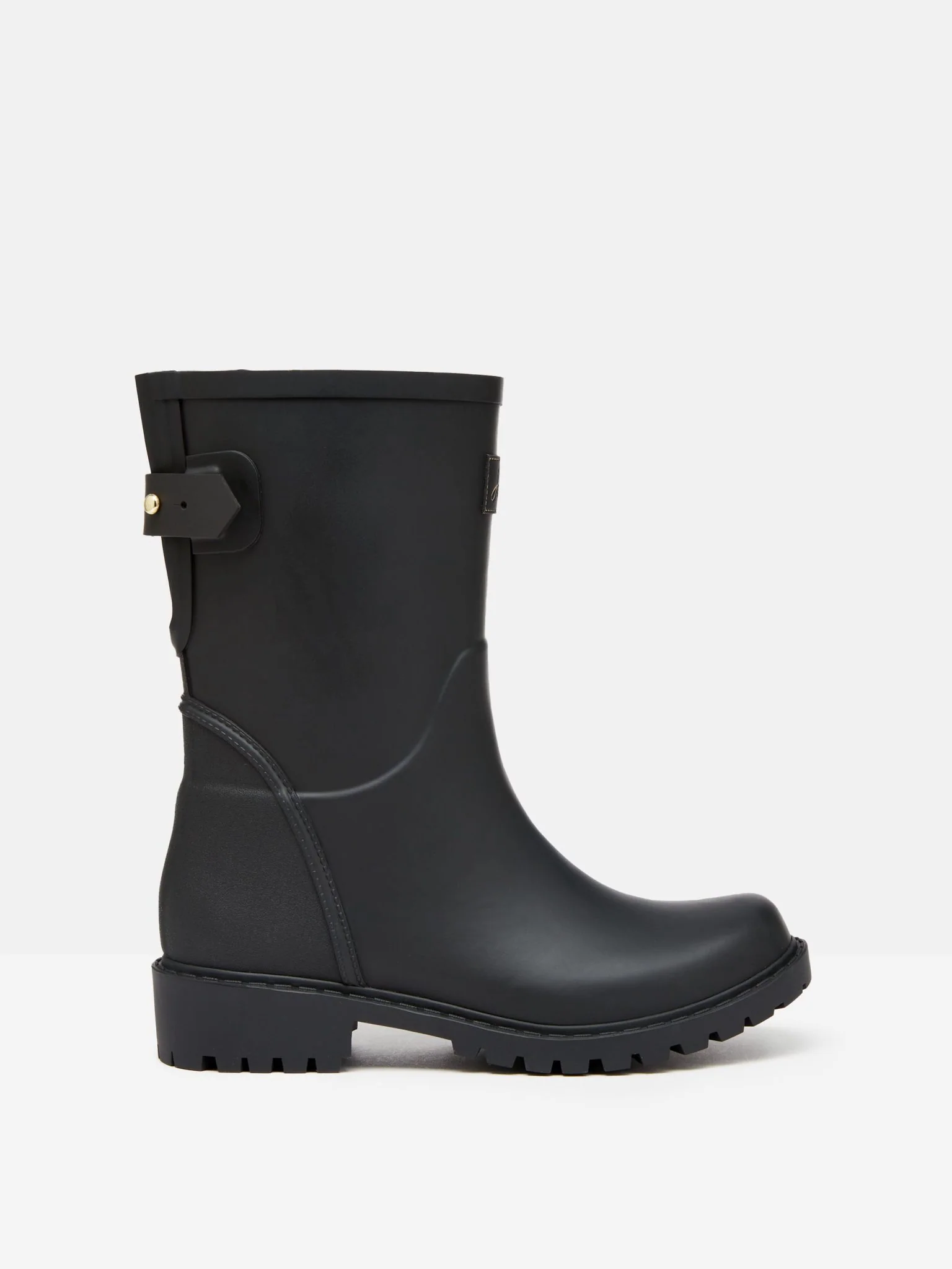 Joules Wistow Adjustable Mid Height Wellies Black - Image 6