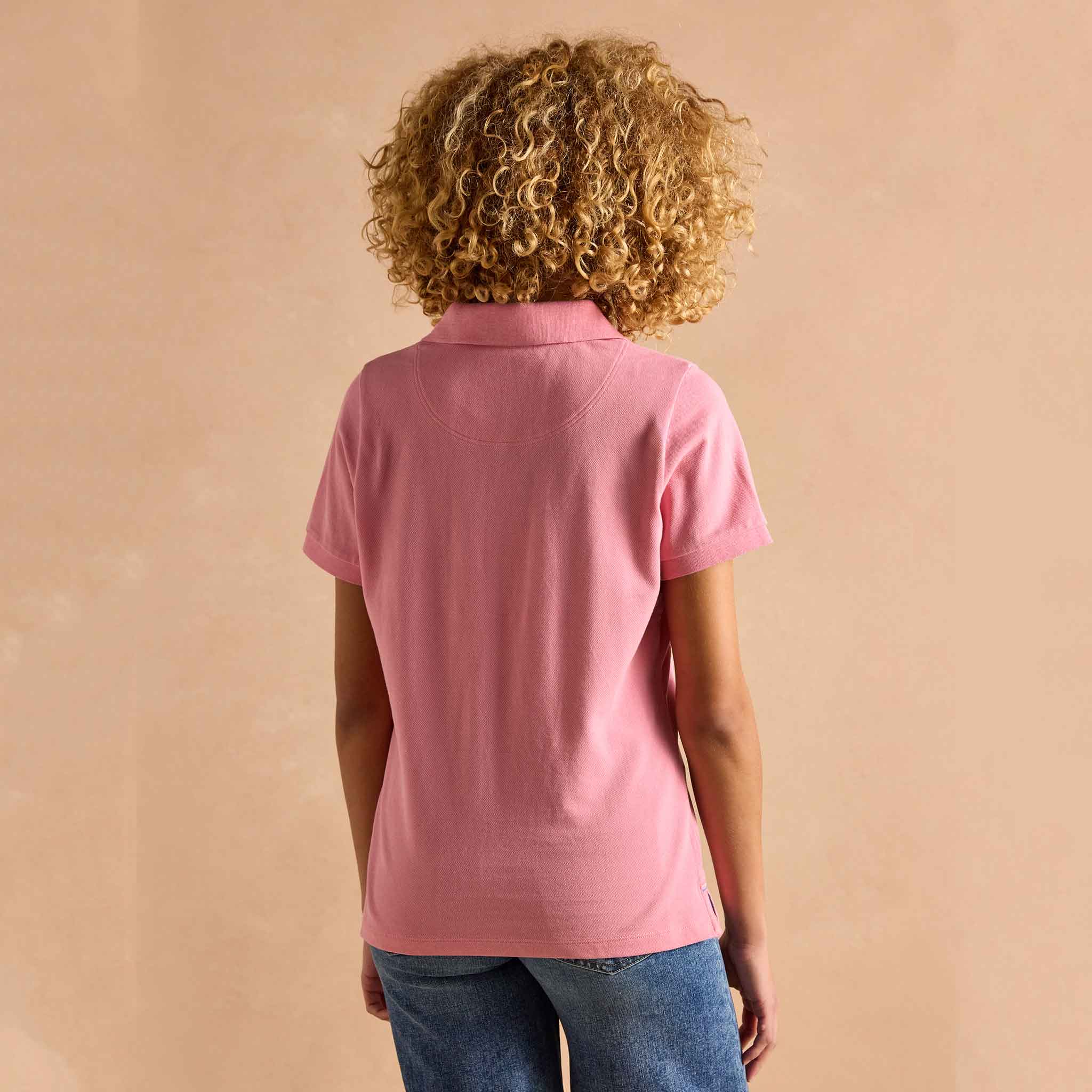 Joules Woody Pink Polo Shirt - Image 3